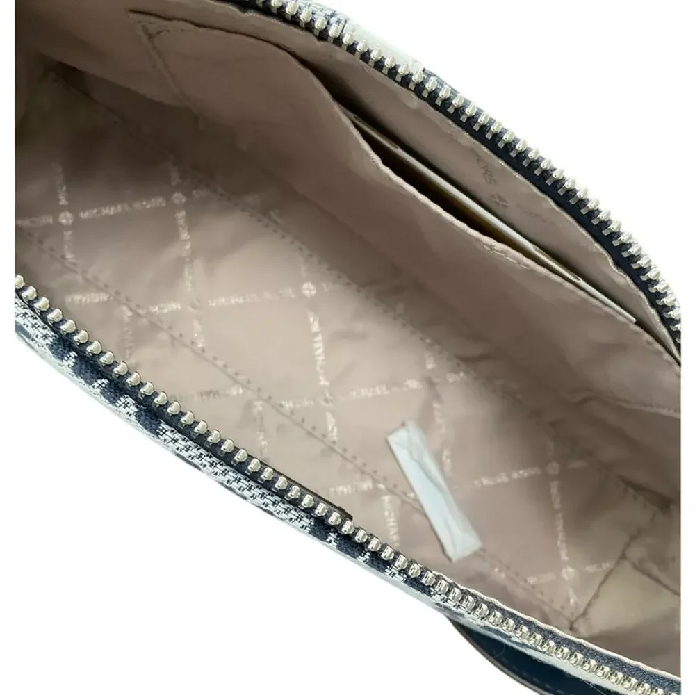 Michael Kors Vincent Logo Jacquard Pochette with Card Case NWT